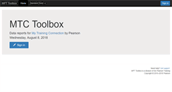 Desktop Screenshot of mtctoolbox.com